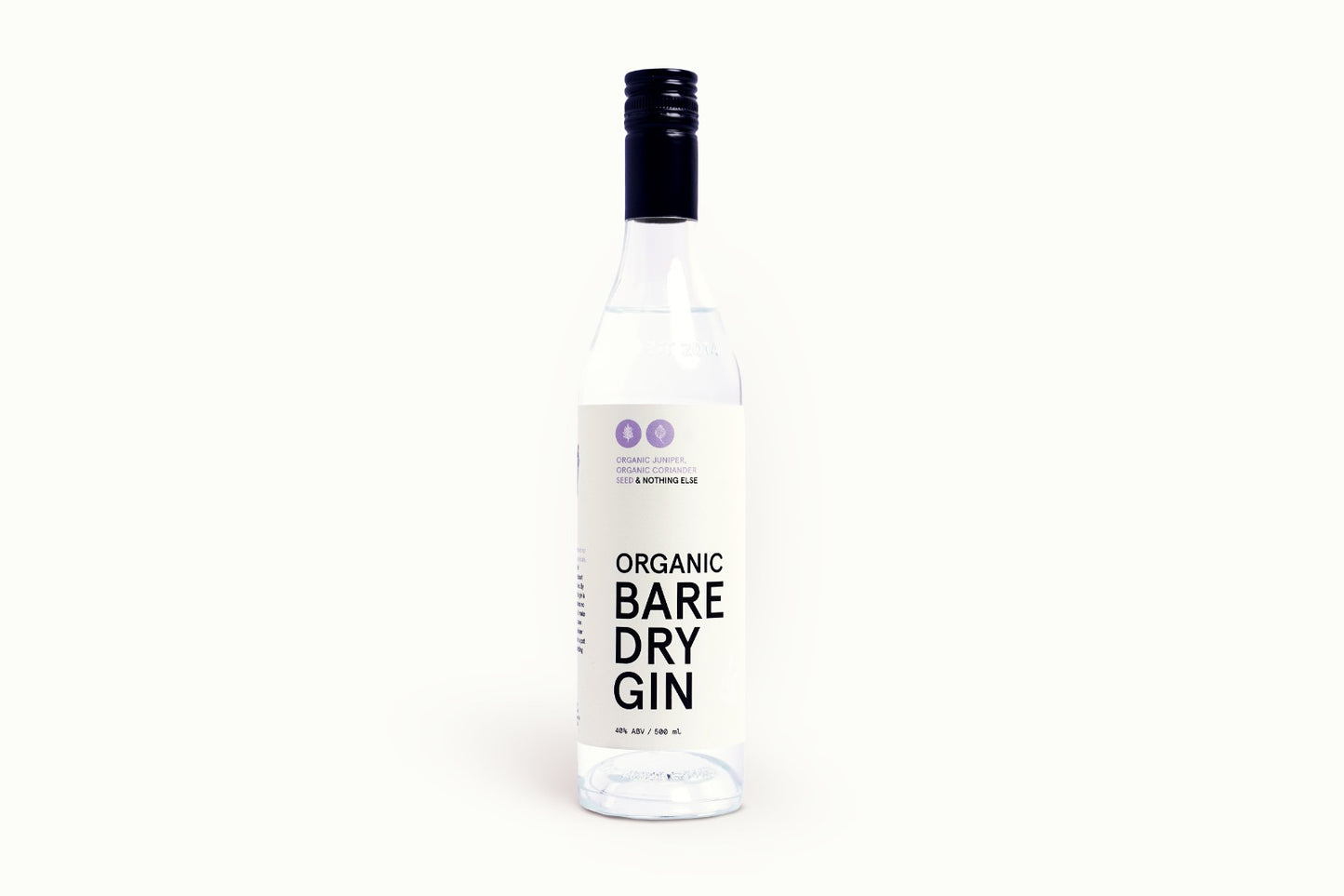 White Possum Organic Bare Dry Gin 40% ABV / 500mL