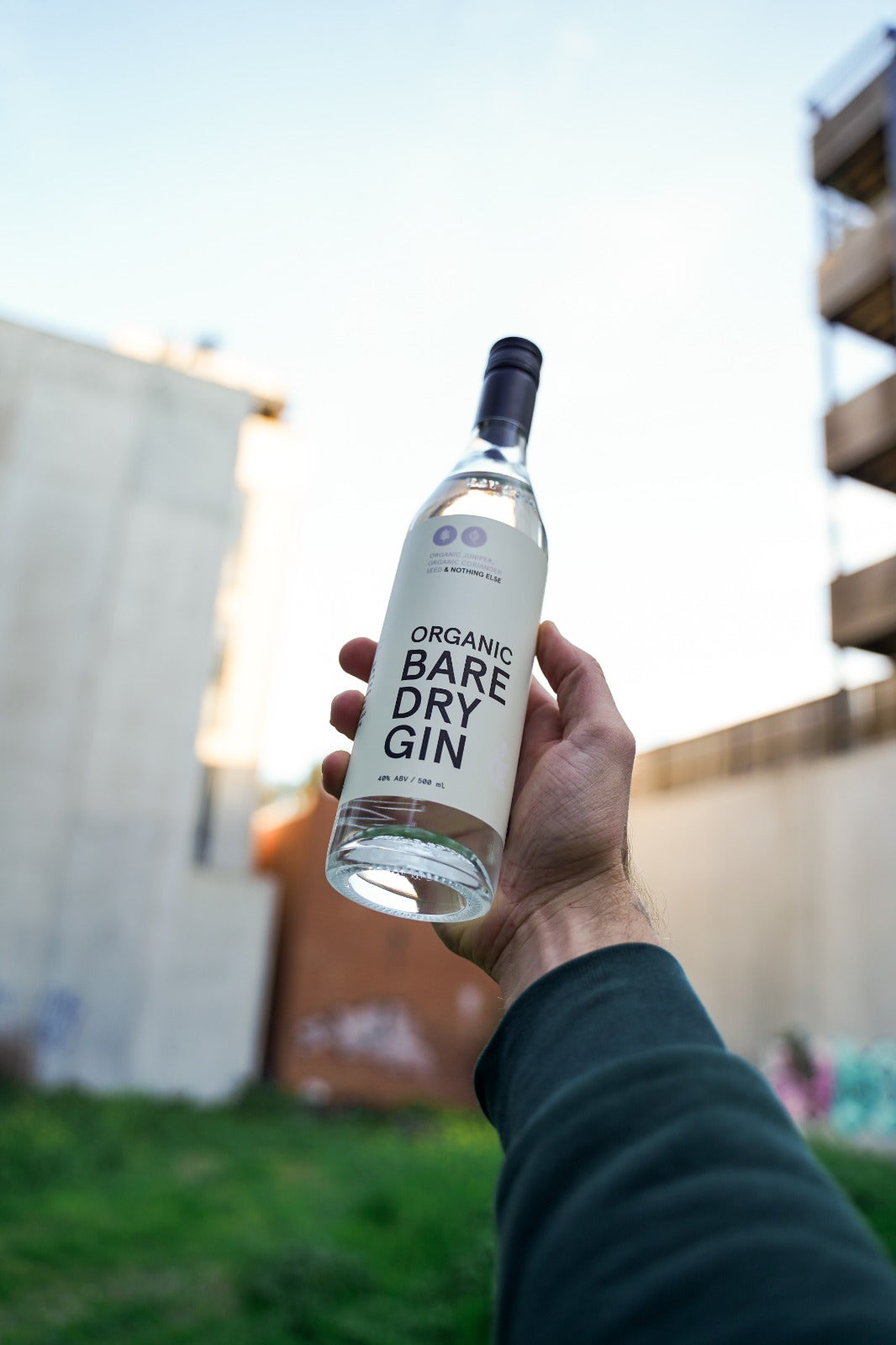 White Possum Organic Bare Dry Gin 40% ABV / 500mL