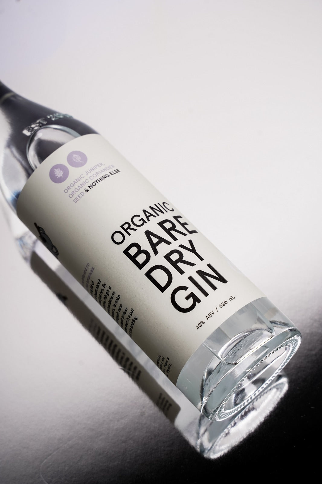 White Possum Organic Bare Dry Gin 40% ABV / 500mL