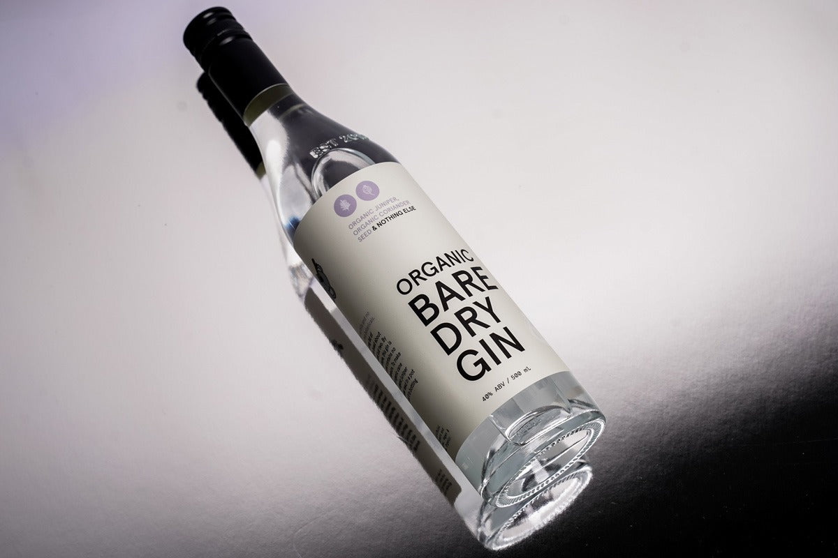 White Possum Organic Bare Dry Gin 40% ABV / 500mL